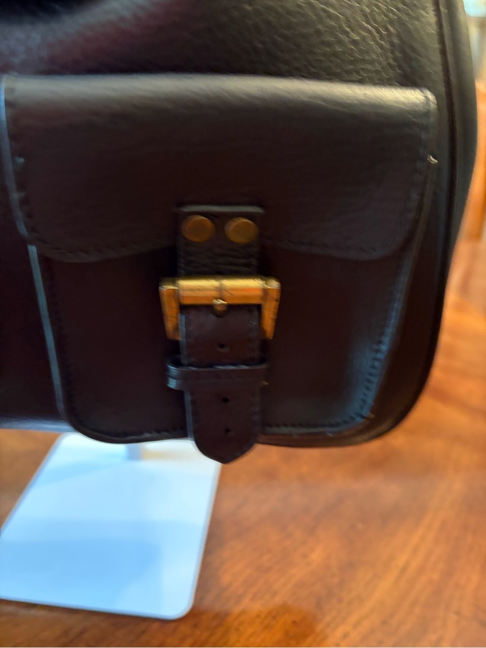Mulberry Classic Black Leather in “Annie” Hobo Style Bag in EUC - Picture 3 of 13
